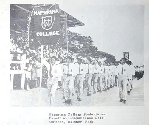 Naparima College on Parade and Independence Celebrations, Skinner Park